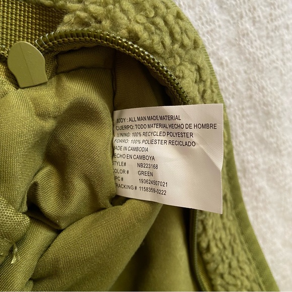 Green Fleece/Corduroy Fanny Pack - Picture 6 of 6